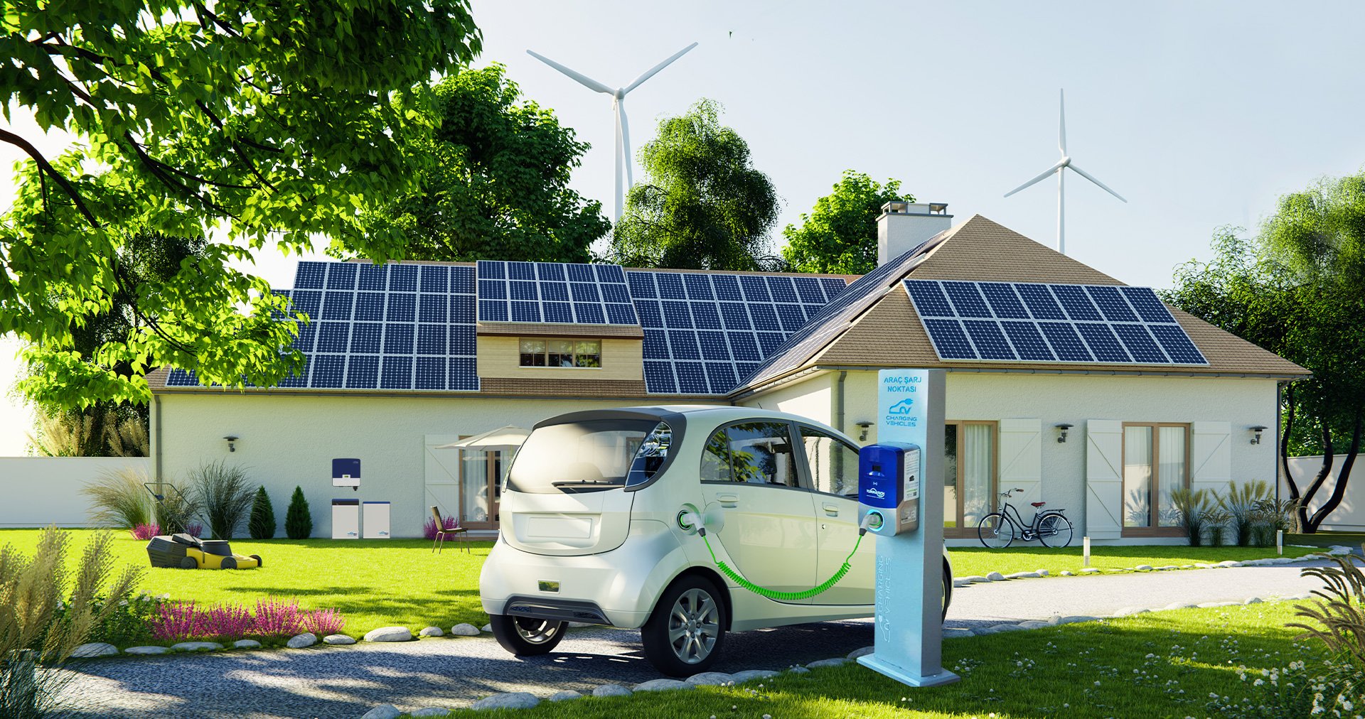 10 kW Trifaze Solar Hybrid Paket- Antalya Güneşten Elektrik Üretimi