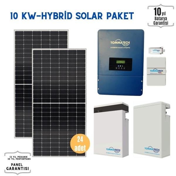 10 kW Three Phase Solar Hybrid Package